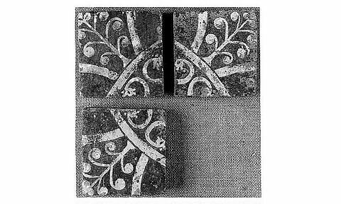 Carreau de pavement bicolore, d'un ensemble de quatre (OA 10218 29 à 31 bis), image 4/4