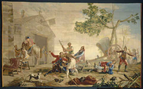 La Riña en la Venta Nueva (ou Bataille entre joueurs de cartes), image 5/6