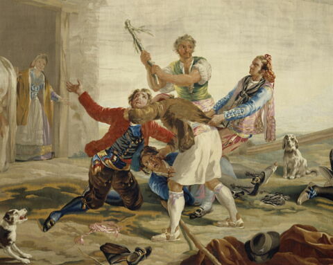 La Riña en la Venta Nueva (ou Bataille entre joueurs de cartes), image 6/6