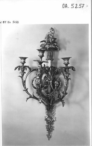 Bras à trois lumières, d'une paire (avec OA 5257 2), image 3/3