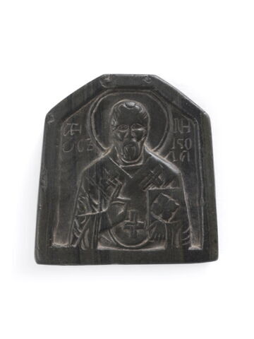 Icône biface : saint Nicolas et Présentation au temple