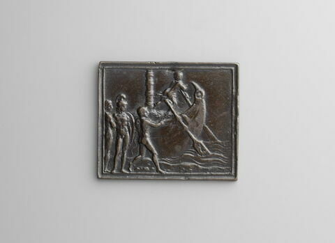 Plaquette : Enée passant le Styx