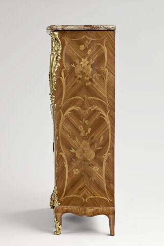 Secrétaire en armoire à marqueterie de scènes chinoises, image 6/17