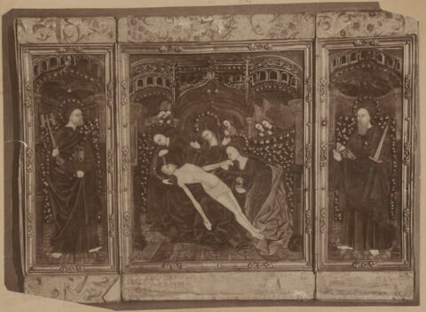 Triptyque : La Vierge de pitié entre saint Pierre et saint Paul, image 12/12