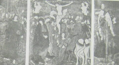 Triptyque : La Crucifixion entre le Portement et la Descente de croix (trois plaques), image 6/8
