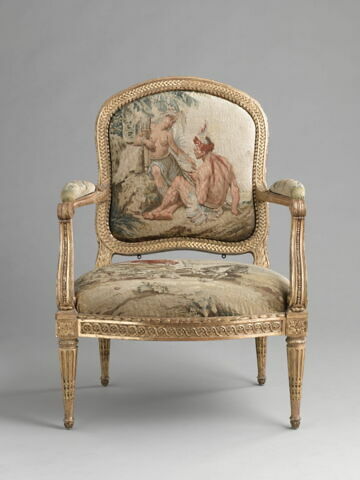 Canapé à joues, d'une suite de deux (avec OA 10506 2) et de huit fauteuils 