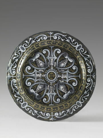 Assiette : Le Mois de juillet, d'un ensemble de neuf assiettes, Les Mois (N 1290 à N 1298), image 2/2