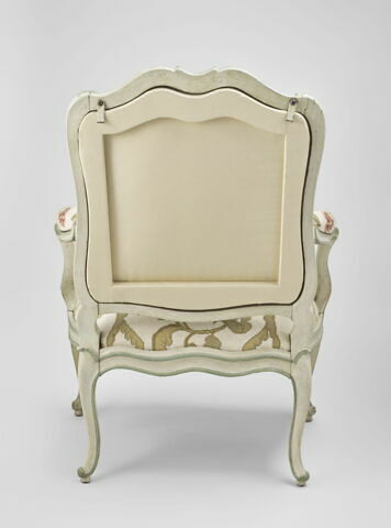 Fauteuil à la Reine du salon de Pékin du château d'Abondant, image 6/8