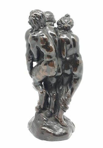 Groupe sculpté : Silène ivre, image 3/4