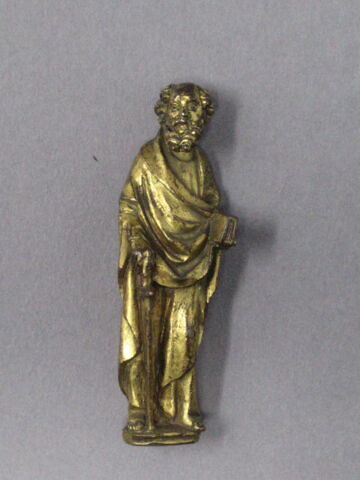 Statuette d'un ensemble de douze provenant d'une châsse : saint Pierre