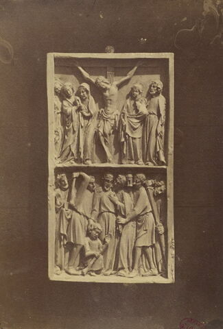 Diptyque à rosettes sans arcature et à deux registres : scènes de la Passion, image 5/5