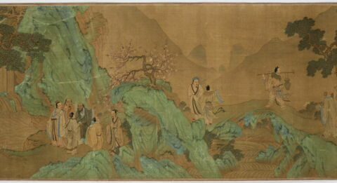 Rouleau: Immortels dans un paysage, image 5/18
