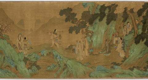 Rouleau: Immortels dans un paysage, image 6/18