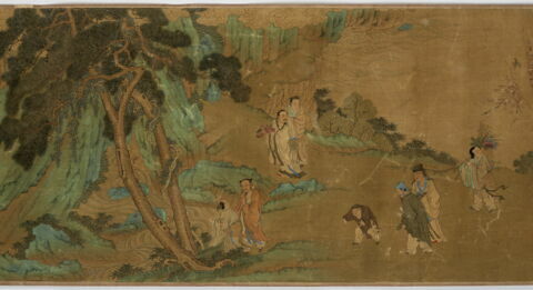 Rouleau: Immortels dans un paysage, image 18/18