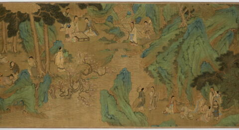 Rouleau: Immortels dans un paysage, image 12/18