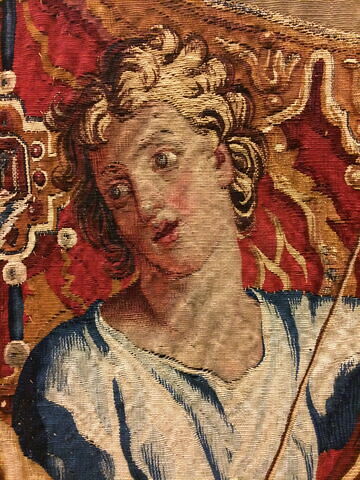Fragment de la tapisserie Le Triomphe d'Hercule : Hercule tuant le centaure Nessus, de la tenture des Triomphes des Dieux, image 7/13