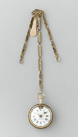 Montre ronde et châtelaine, image 6/13