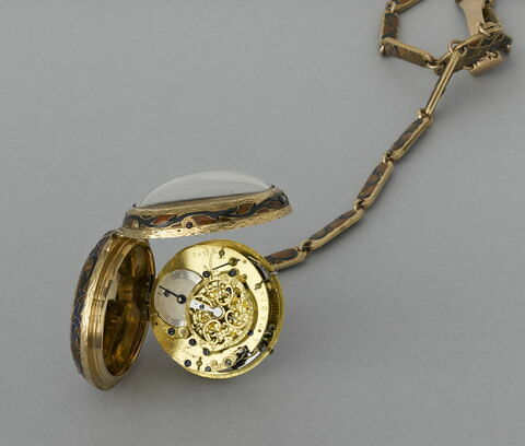 Montre ronde et châtelaine, image 9/13