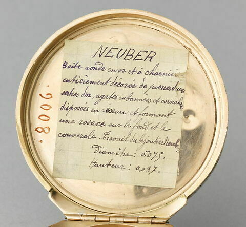 Montre ronde et châtelaine, image 2/13