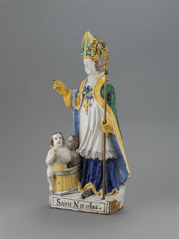 Statuette : saint Nicolas, image 4/5