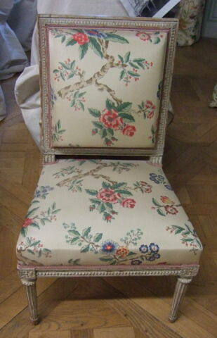 Chaise à la reine, d'une paire (avec OA 9391), image 2/2