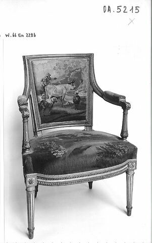 Ancienne garniture du fauteuil OA 5215 : Scènes campagnardes, image 2/2