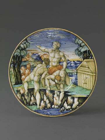 Assiette : Les Grimpeurs