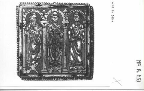 Plaque émaillée : les saints Sébastien, Liévin, Tranquillin, image 7/8