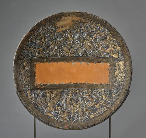 Rondache de parement : bataille navale, image 2/4
