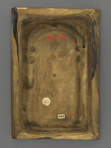 Plaque de poêle rectangulaire : Allégorie (?), image 2/4