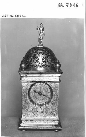 Horloge de table en forme de tour carrée, image 6/7