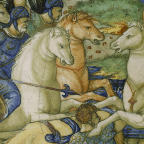 Fragment de coupe ronde : Horatius Coclès, image 4/5
