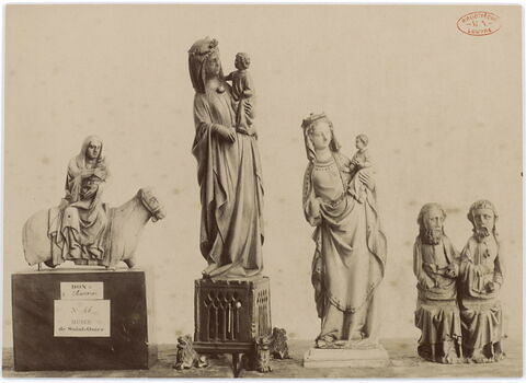 Statuette : Vierge à l'Enfant debout, image 5/6