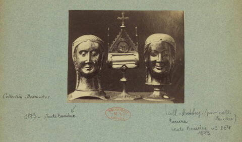 Chef-reliquaire d'une sainte (sans doute une compagne de sainte Ursule), image 6/6