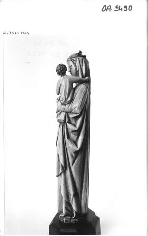 Statuette : Vierge à l'enfant debout, image 6/8