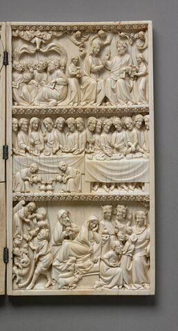 Diptyque : scènes de la Vie de la Vierge et de la Passion, image 3/7