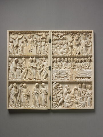Diptyque : scènes de la Vie de la Vierge et de la Passion