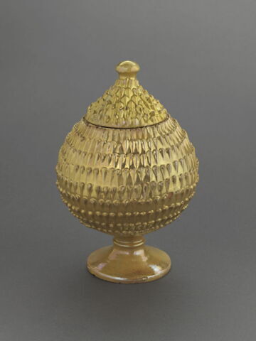 Vase couvert en forme de pomme de pin, image 3/3
