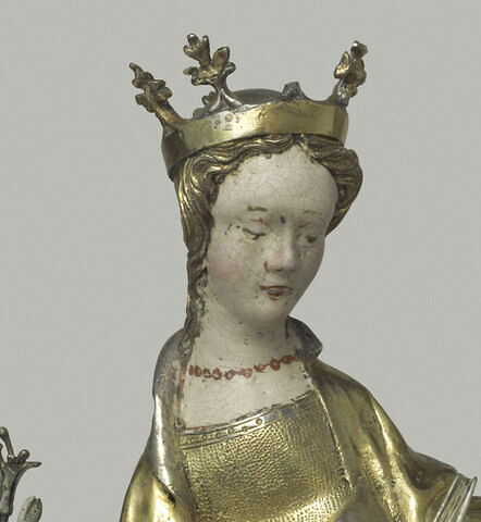 Statuette : sainte Dorothée (?), image 2/4