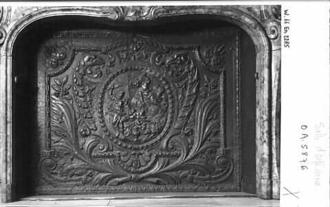 Plaque de cheminée : le sacrifice d'Abraham