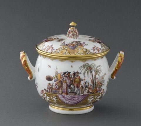 Pot à oille et son plateau d'une paire (TH 579), image 13/17