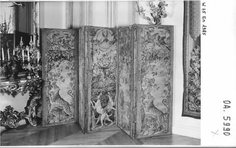 Paravent à cinq feuilles avec animaux, image 9/10