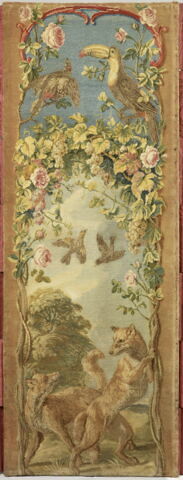 Paravent à cinq feuilles avec animaux, image 3/10