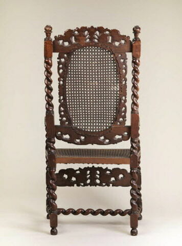 Fauteuil à dossier et assise en cannage, image 3/6