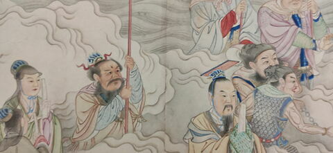 Rouleau. L'empereur Qianlong sur son char poursuivant les vices, image 4/21
