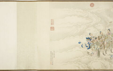 L'officier des eaux, troisième originel (Xiayuan shuiguan tu
下元水官圖), image 12/17
