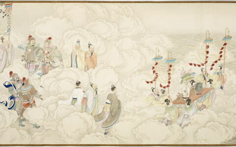 L'officier des eaux, troisième originel (Xiayuan shuiguan tu
下元水官圖), image 3/17