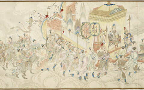 L'officier des eaux, troisième originel (Xiayuan shuiguan tu
下元水官圖), image 4/17
