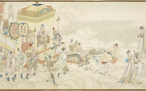 L'officier des eaux, troisième originel (Xiayuan shuiguan tu
下元水官圖), image 5/17