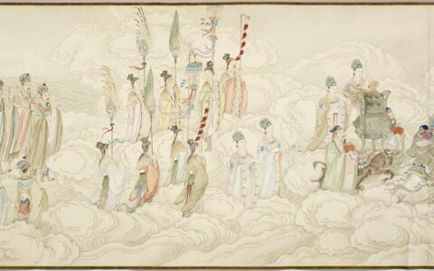 L'officier des eaux, troisième originel (Xiayuan shuiguan tu
下元水官圖), image 6/17